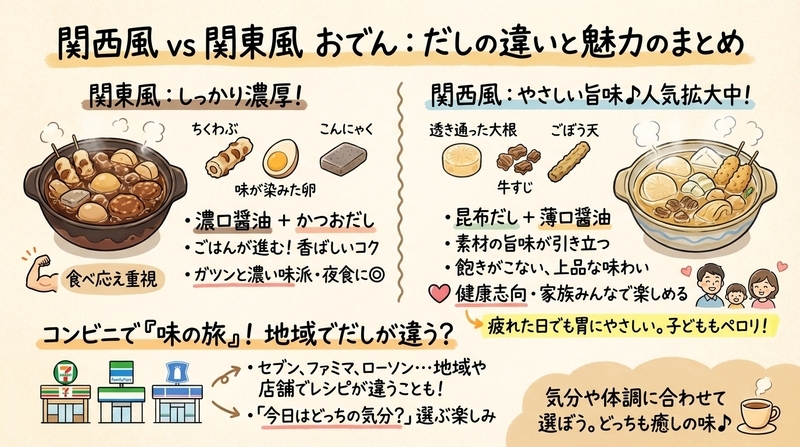 結論から言うと「関西風おでん」が全国で選ばれている理由