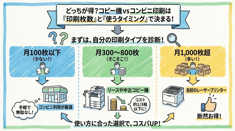診断｜あなたに合う「印刷コスパタイプ」はどれ？