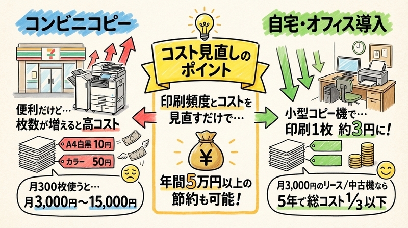 結論｜「コンビニコピーより安い選択肢」は確実にある