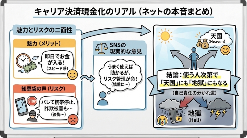 キャリア決済現金化は知恵袋やSNSでどう言われている？