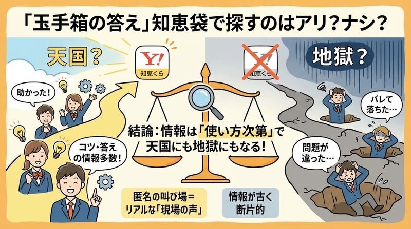 玉手箱は知恵袋でどう言われている?SNS・X・フォーラムの本音まとめ