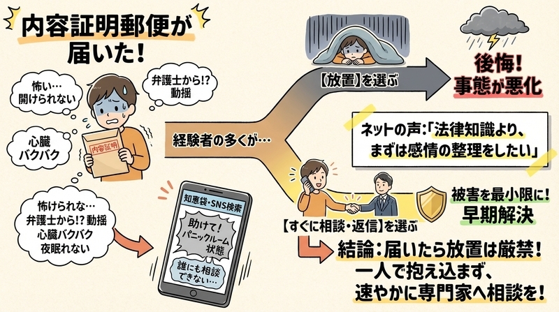 内容証明が届いた人たちの本音は？知恵袋・SNS・Xでのリアル体験まとめ