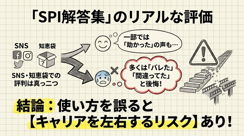 SPI解答集は知恵袋やSNSでどう言われている?