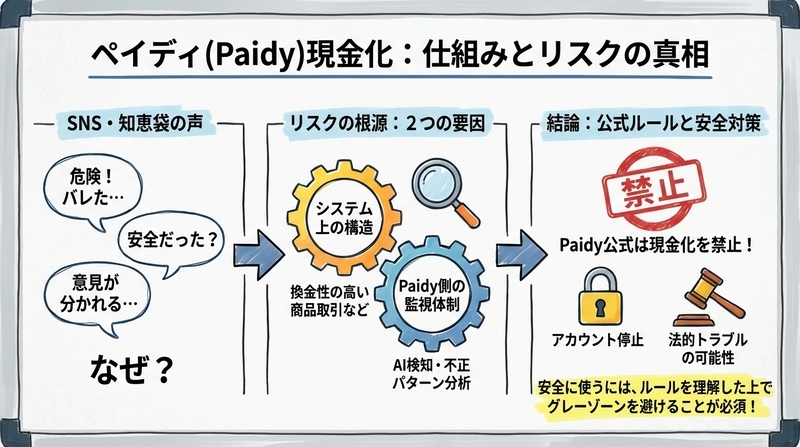 ペイディ現金化の裏側を専門家が解説｜なぜ危険と言われるのか？