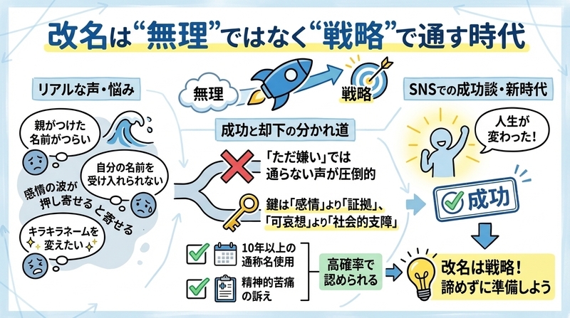 改名は知恵袋やSNSでどう語られている？リアルな本音を総まとめ