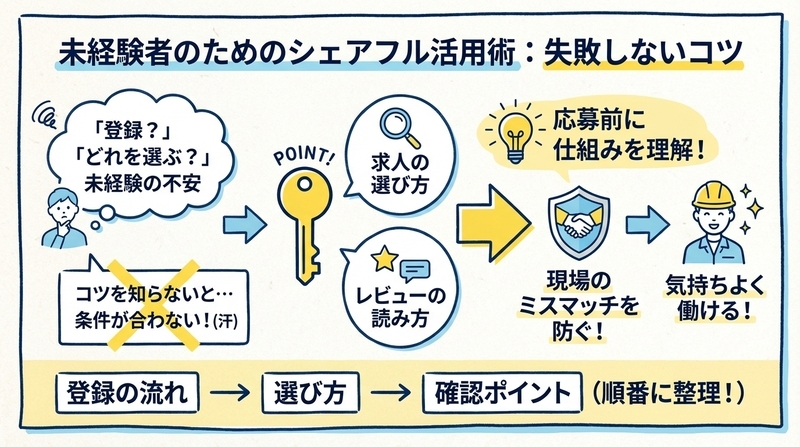 未経験者が知っておきたいシェアフルの仕組みと選び方