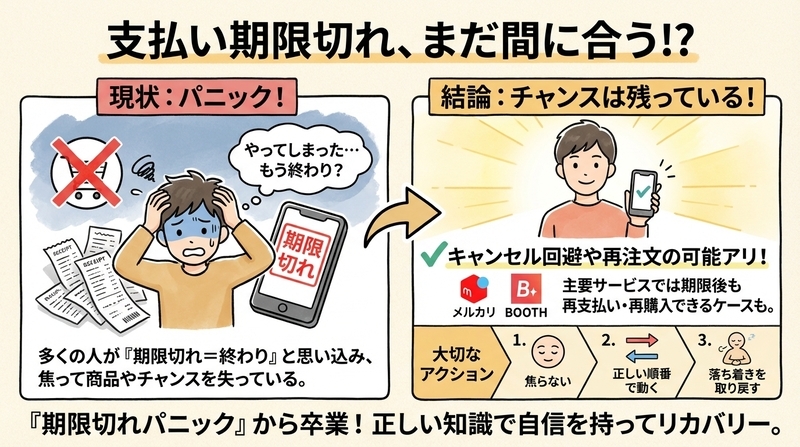 うらんさん専用（違う方の支払いはキャンセルとします、ご了承ください。 コンビニ支払いが期限切れでキャンセル？回避と再注文マニュアル
