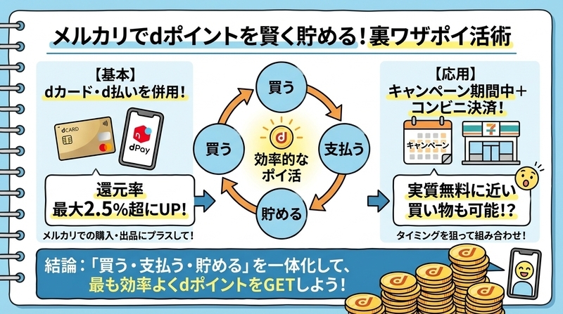 dポイントを貯める・増やす裏ワザ
