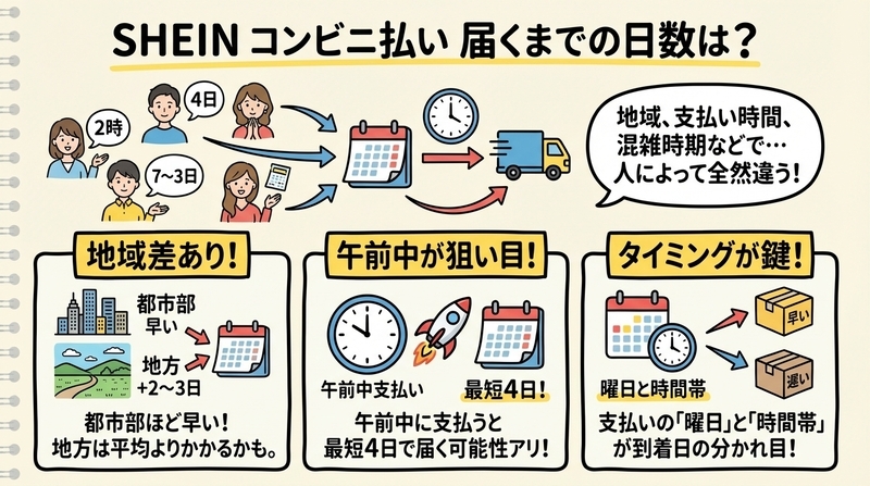 あなたのケースでは何日で届く？配送スピード診断チェック