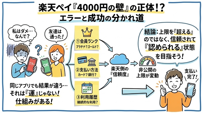 楽天ペイで4000円以上使えた人の共通点