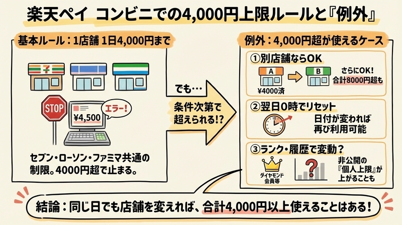 楽天ペイで「4000円以上使えた」は本当？結論と真実を先に解説