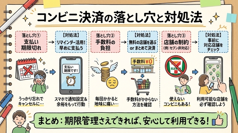 Weverse Shopのコンビニ決済で注意すべきデメリット
