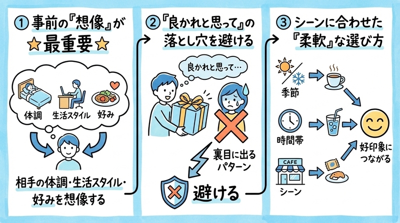 差し入れ選びのコツと注意点