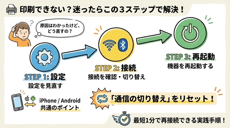 接続できないときの正しい対処法