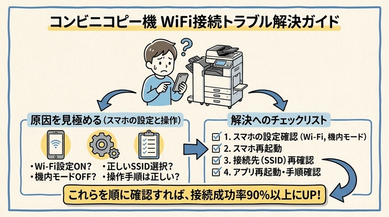 主な原因とトラブルのパターン別チェックリスト