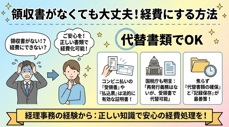 領収書をもらっていない時、最初に知っておくべき真実