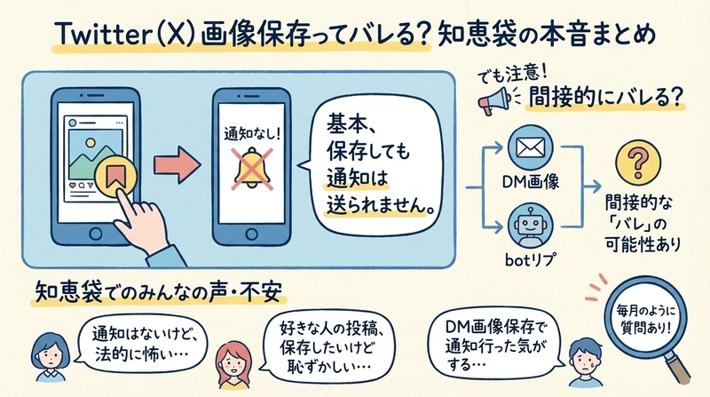 Twitter画像保存は知恵袋でどう言われている？SNSの本音を総まとめ