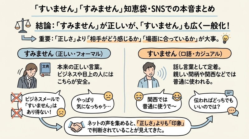 「すいません すみません」は知恵袋でどう言われている？本音まとめ