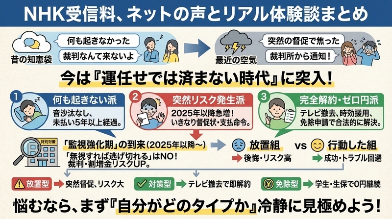 NHK受信料は知恵袋やSNSでどう言われている?リアルな体験談まとめ