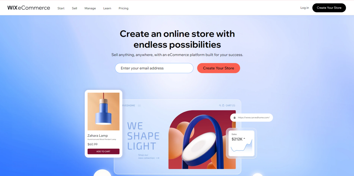 Wix E-commerce