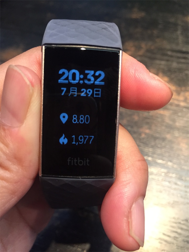 Fitbitの画面に線が出るので確認したら無償交換になった件 職場のマーライオン
