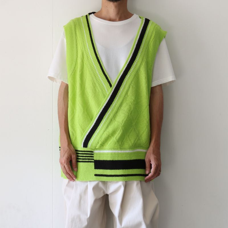 TENDER PERSON テンダーパーソン CROSS KNIT VEST TENDER PERSON(テンダー パーソン)/Cross Knit Vest(クロス