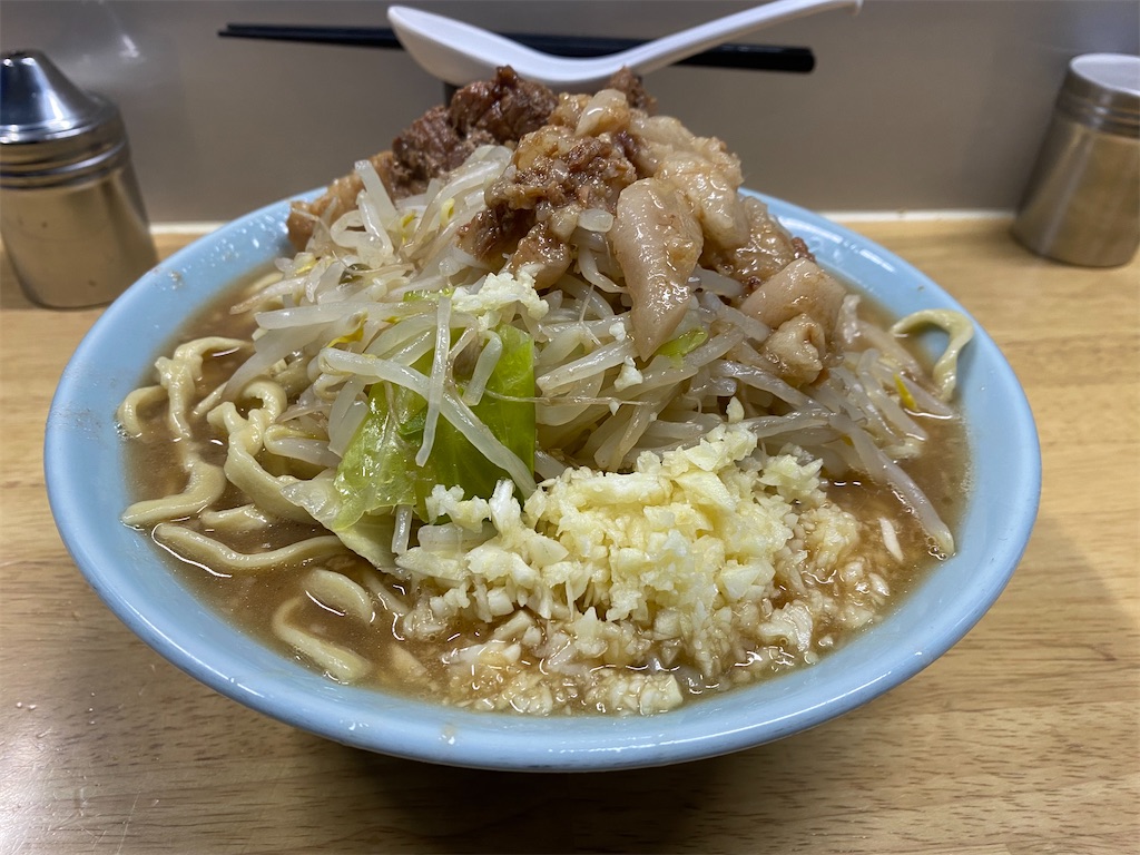 俺の生きる道白山店のラーメン