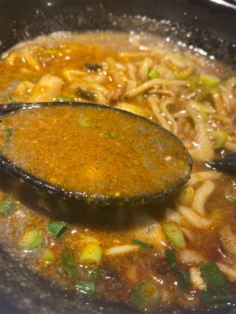 四川担々麺ななつぼしのスープ