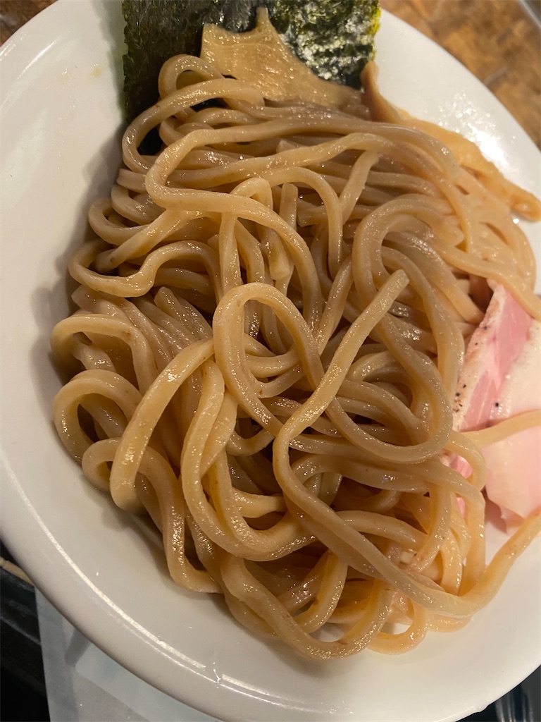 龍介つけ蕎麦の麺