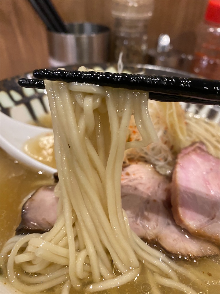 麺処 ほん田のラーメンの麺