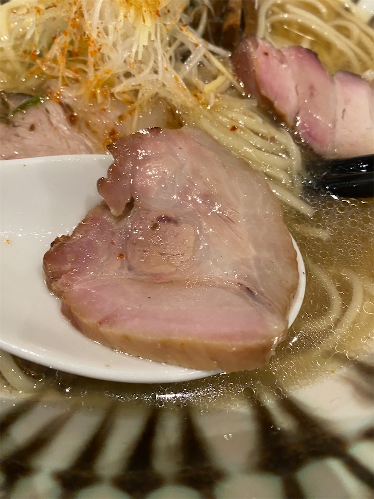 麺処 ほん田のラーメンのチャーシュー