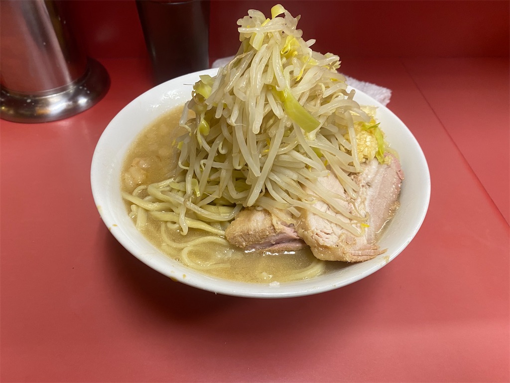 ラーメン二郎ひばりヶ丘駅前店の小ラーメン