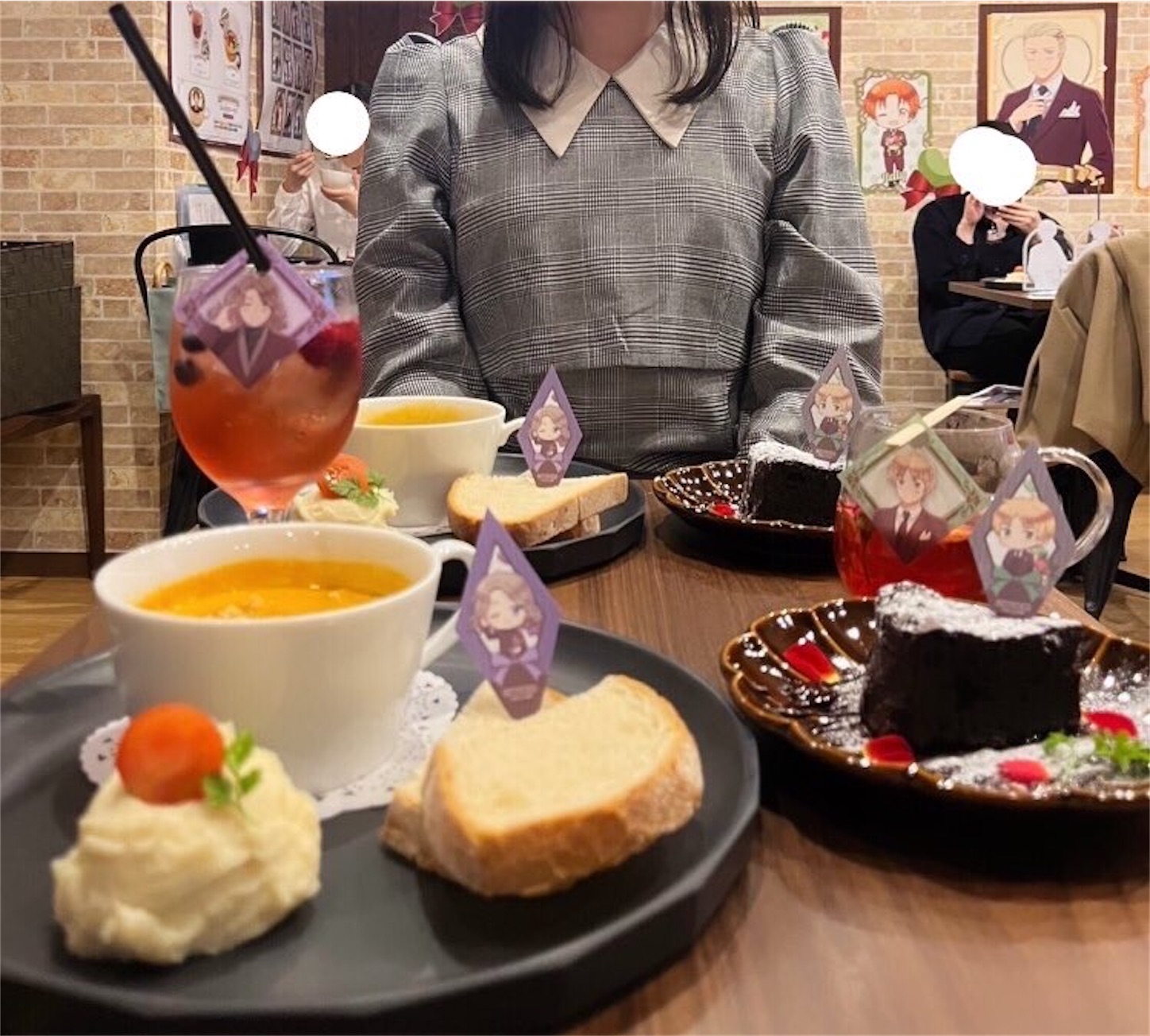 ヘタリア　アモカフェ　予約特典のまとめ　42枚 アニメ「ヘタリア World☆Stars」× AMOCAFE・推しカフェ (東京