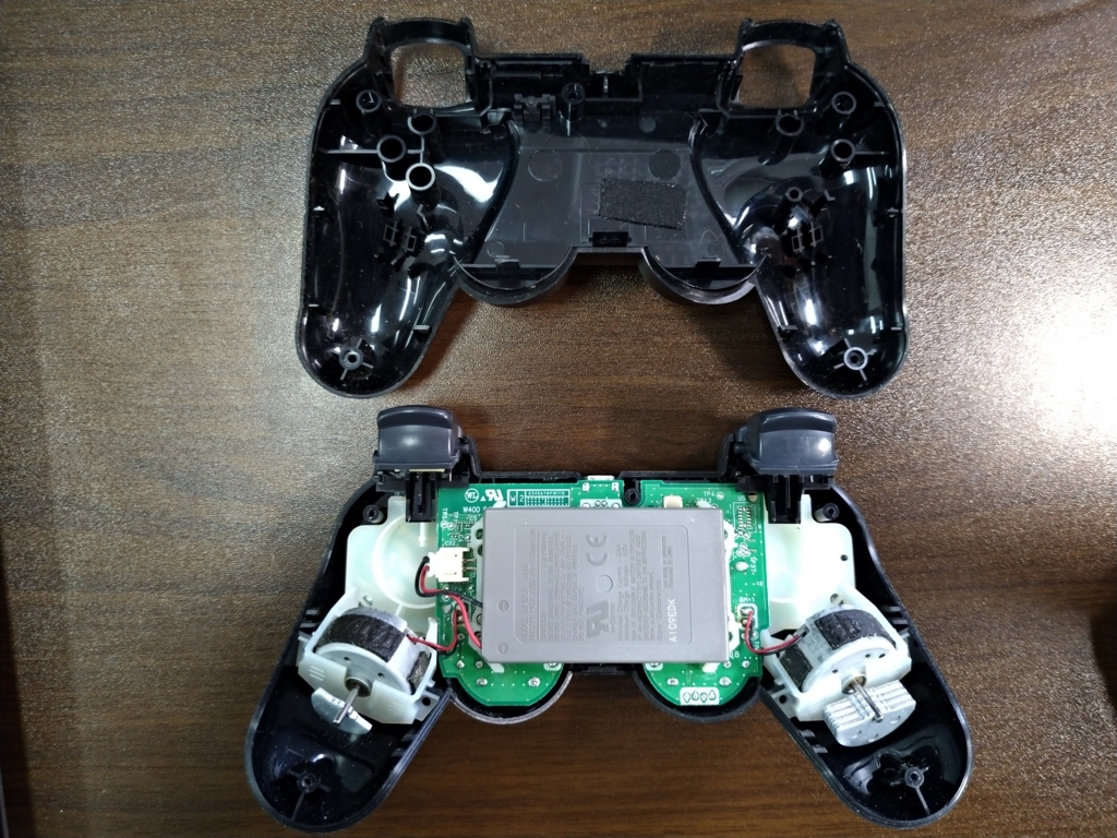 PS3コントローラーのUSB端子をmicro usb端子に改造してみた その