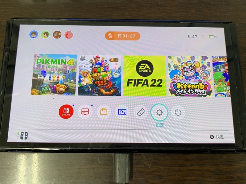 充電が出来なくなってしまったNintendo Switch (有機ELモデル) を修理