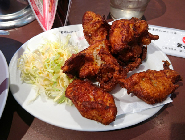 天下一品の鶏のから揚げ定食 アキバを食べる
