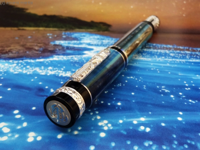 夏色のペン (ハワイの海辺色) デルタ万年筆 カナカ・マオリ - 文具