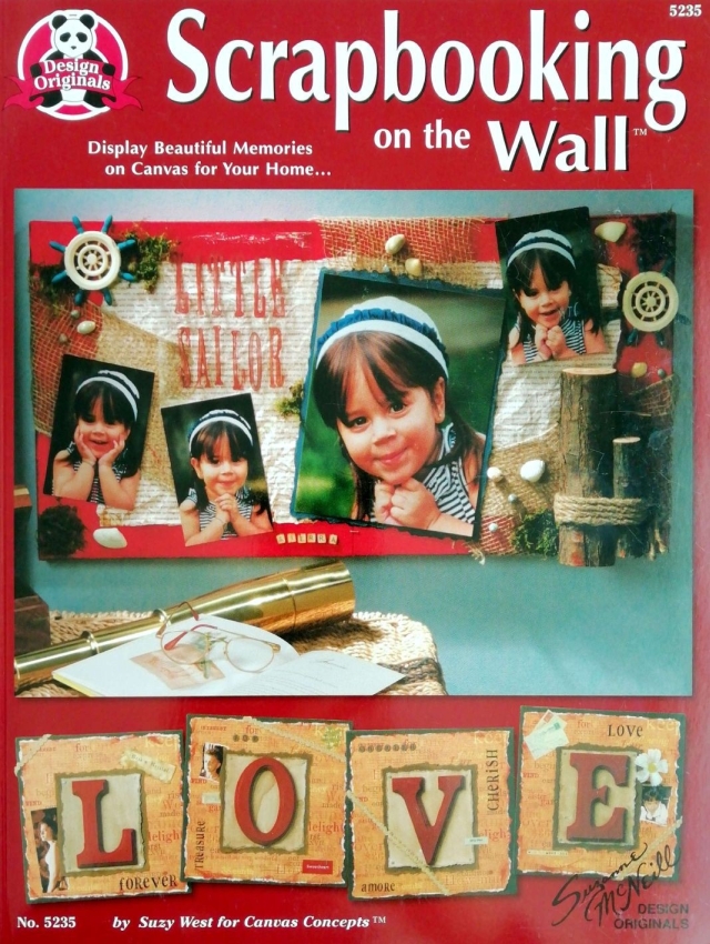 海外のスクラップブック術① 『Scrapbooking on the wall』(おすすめ本