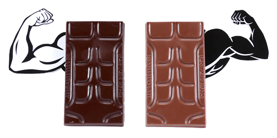 腹筋シックスパックチョコ