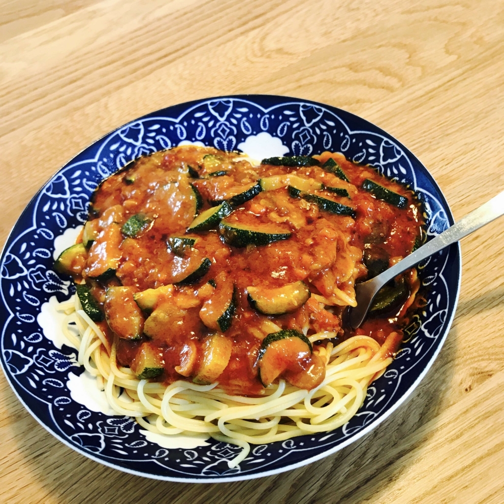 ズッキーニパスタ