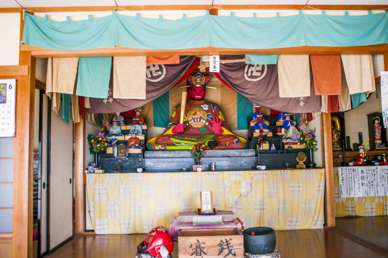 禮雲寺　閻魔様　カラフル