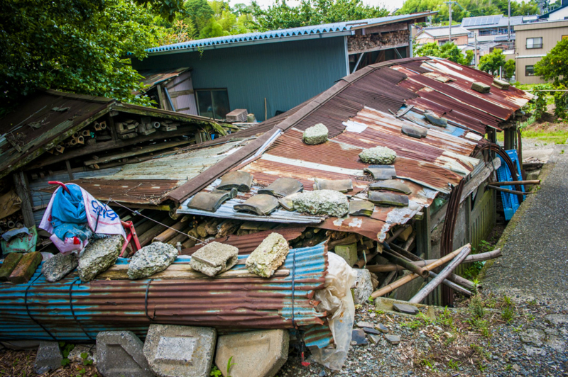 袈裟切り地蔵　湖西市　道案内