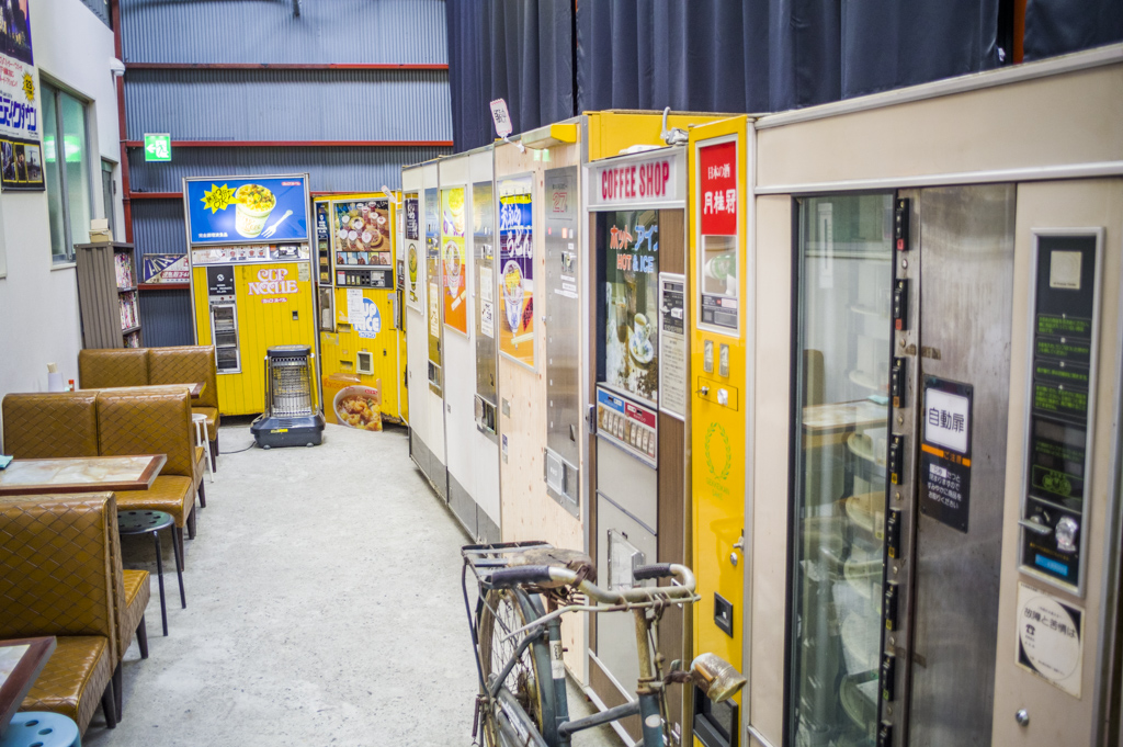 レトロ自販機は東海エリアトップレベルに多いはず
