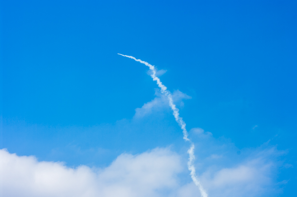 龍勢祭り ロケット打ち上げ 成功 龍勢祭り ロケット打ち上げ 成功