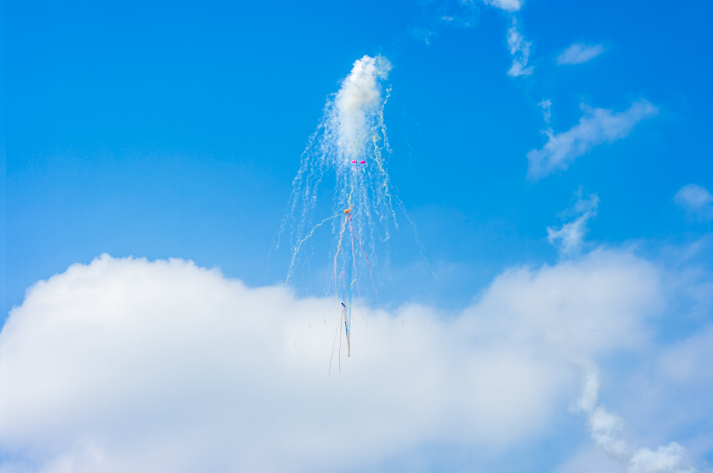 龍勢祭り 龍勢祭り ロケット打ち上げ 伝統的な祭