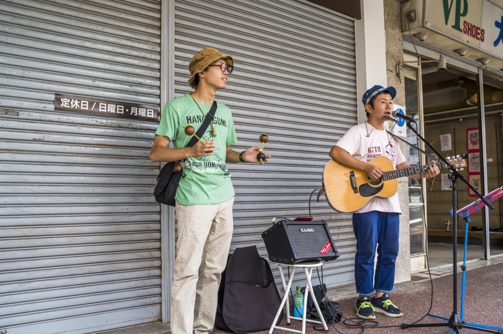 sebone2018年の堀川シンジ路上ライブ