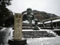 雪の大仏（高徳院）