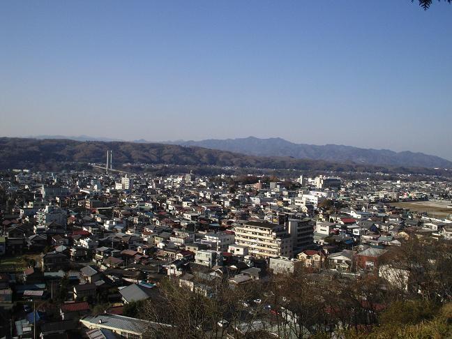 秩父を見おろす（羊山公園より）