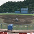 厚木市営玉川野球場（バックネット裏から）