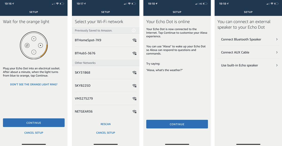 how to connect alexa with new wifi
